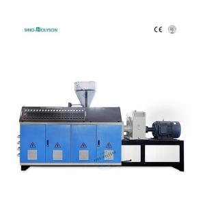  CE ISO Certified SJZ-80/156 Conical Twin Screw Extruder for PVC Wall Panel Production Manufactures