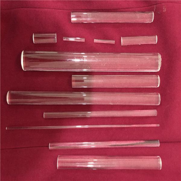 Quality Frosted Quartz Glass Rod High Purity SiO2 Sand Material Made for sale