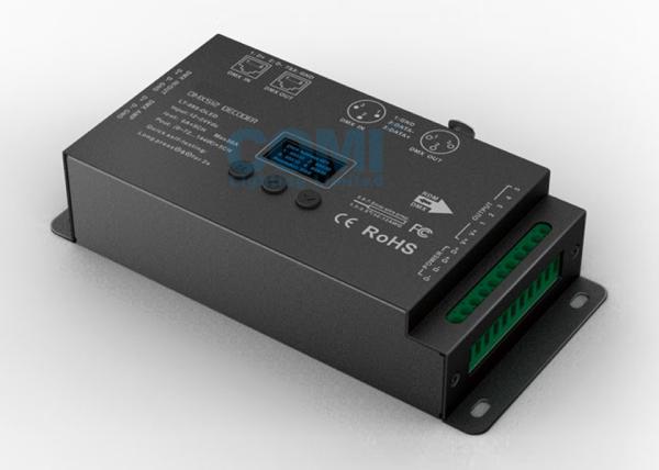 Quality 6A * 5 Channels Led Dmx Decoder For Led Lights 16bit / 8bit Resolution Optional for sale