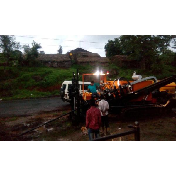 Horizontal Hydraulic Drilling Rig Underground Pipe Laying , Hdd Rig