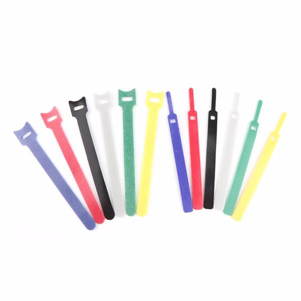 Multicolor Reusable Cable Management Ties 150mm Electrical Cable Accessories Straps