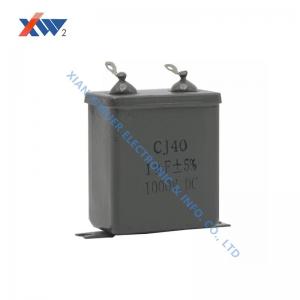  CJ40 High Voltage Film Capacitor 1000VDC 1uF Metal Case Oil Immersed For DC Circuits Manufactures