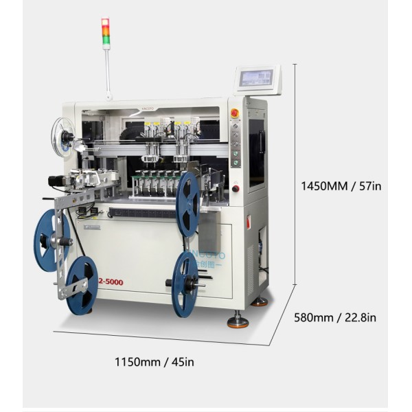 KA42-5000 8-Station Automatic Tape IC Programmer