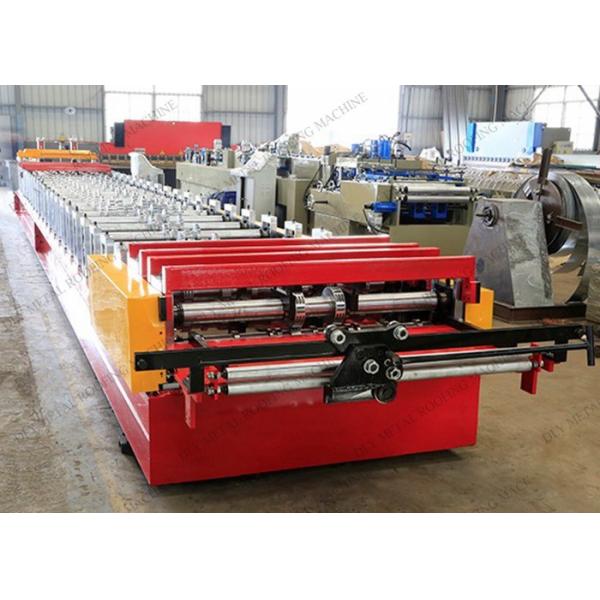 Automatic 15Kw Metal Deck Roll Forming Machine 15000KG Floor Deck Machine