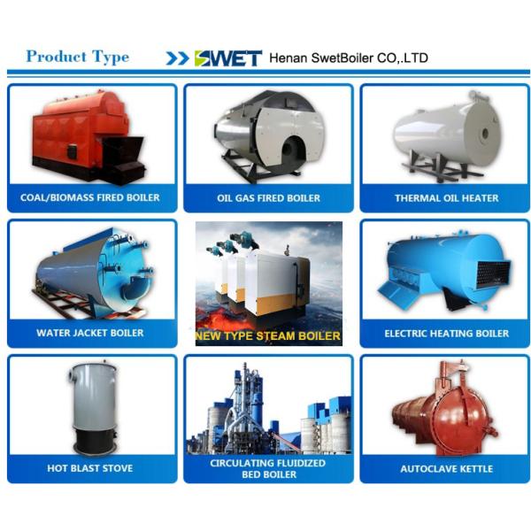 Quick loading 6t/h gas steam heating gas boiler china for industry