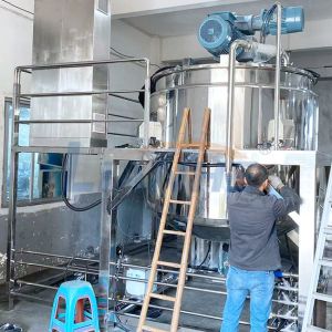 3T 65RPM Small Shampoo Making Machine , Rustproof Soap Making Mixer Machine