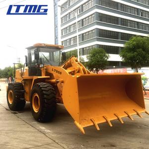  Chinese heavy machinery 5 ton front end loader with optional joystick control and air-conditioner Manufactures