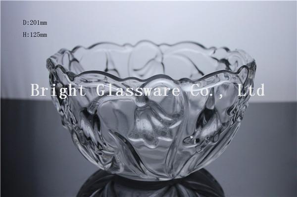 Quality 2016 cheap engrave glass fruit plate, glass bowl sale for sale