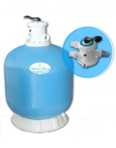 China Top Mounted Sand Filter Tank For Pool Water Purification Fiber Glass Material on sale