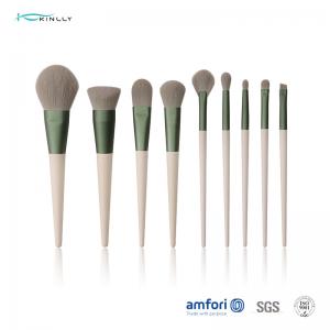 Wood Handle Powder Foundation Blush OBM 12pcs Beauty Care Cosmetic Brush Manufactures