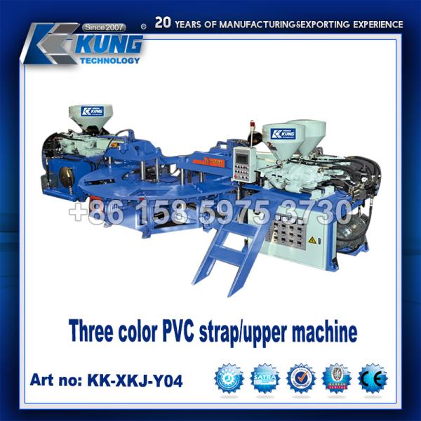 Double Color PVC Strap Machine Shoe Making Machine