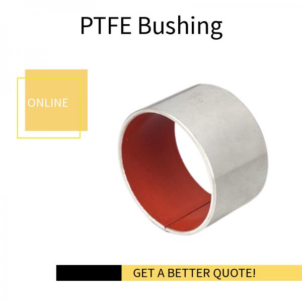 Quality Steel Sleeve Red PTFE Fibre Bushing inch Size - Replacement Shock Absorber Bushes for heavy trucks for sale
