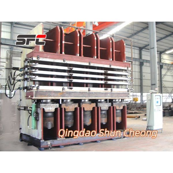 Automatic Tire Tread Vulcanizing Machine with 800 Ton Total Pressure and 5500×360×70 Plate Size