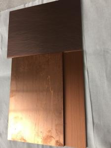  Sound Insulation Copper Metal Panels 4mm Thickness For Metallic Roofing Manufactures