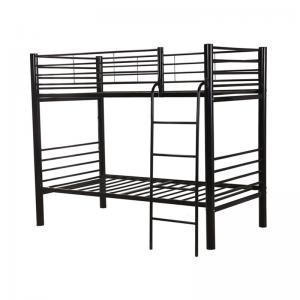  Black Twin Size All Steel Military Triple Metal Bunk Bed Frame Manufactures