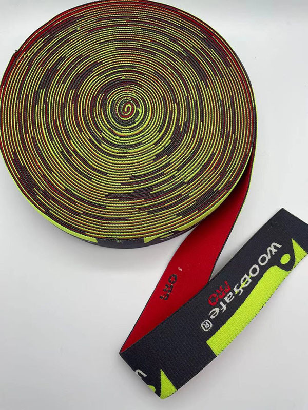 New Arrival Cycling Elastic Band Custom Printed Jacquard Elastic Webbing