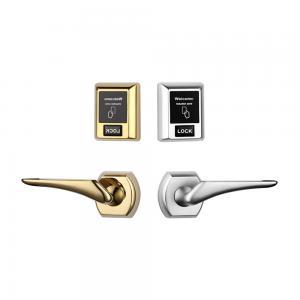 China Easy Installed Golden Separating Hotel Key Card Lock With Convenient System on sale