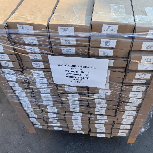 Electro Galvanized Expanded Corner Bead With 0.8mm Gauge Thickness
