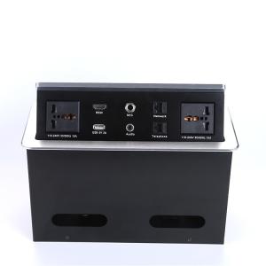  Conference Table Pop Up Box Data And Power Socket With Usb Control Box / Desk Power Outlet Manufactures