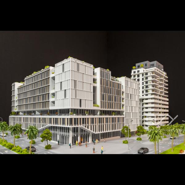 Morocco BYMARO 1/150 Balsa Wood Architectural Models Building Design