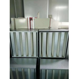 Mini-Pleated HEPA Filter with H13 - U15 Efficiency for ≥ 0.3um Particles in 1175