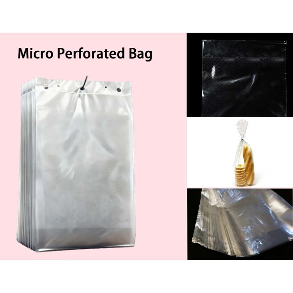 Custom Printed Micro Perforated Bag Offering Branding Opportunities While Providing Effective Ventilation and Protection
