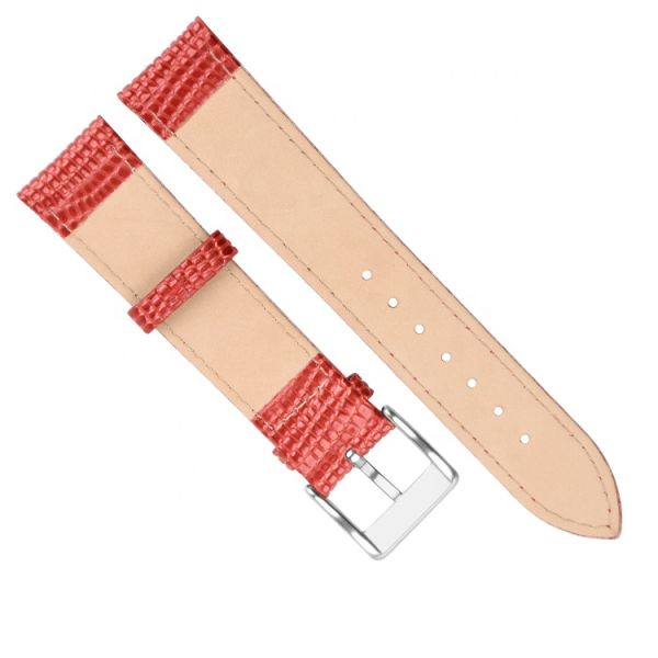 Dominant Python-Patterned Genuine Leather Watch Strap
