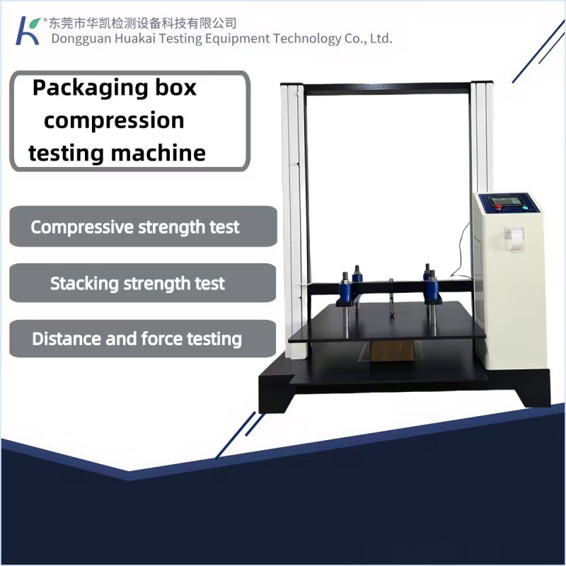 Corrugated Box & Paperboard Packaging Material Compression Testing Equipment Carton Crush Strength Tester
