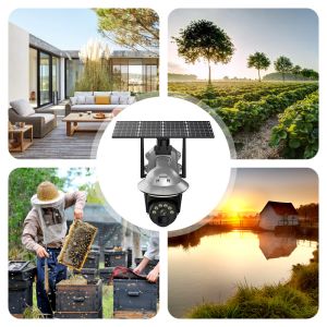 Motion Detection Two-way Audio New Wireless Garden Lights Security Monitoring 4G