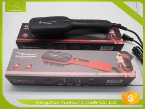 LT-100A New Style Hair Beauty Electric PTC Heater Hair Straightener Brush Manufactures