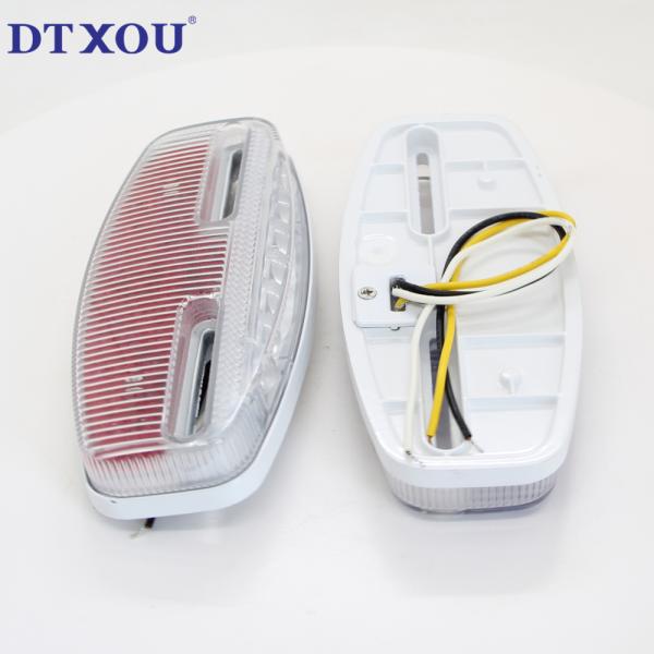 Universal 100% Waterproof 12V-24V Rectangular LED Car Warning Light