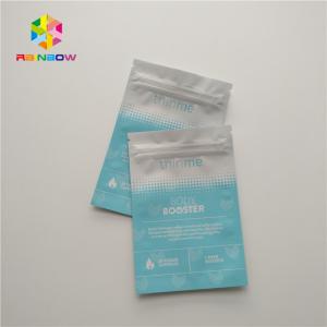 China Face Eyes Mask Plastic Pouches Packaging Three Side Sealed Flat Bag Glossy Surface on sale