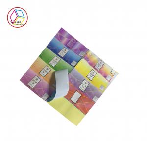  Colorful Gift Wrapping Paper / Self Adhesive Printer Paper Sticker Label Manufactures