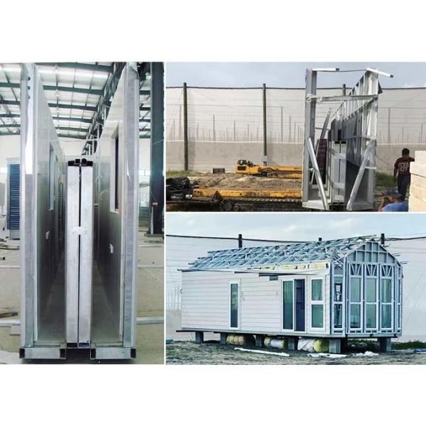 Light Steel Frame Deign Environmentally Friendly Prefab Mobile Homes Quick Assemble
