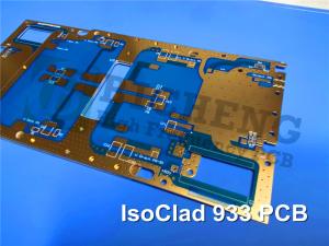  RF PCB on IsoClad 933 15mil laminates Immersion Gold Circuits Manufactures