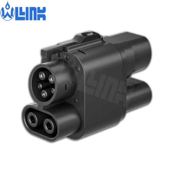Quality Combo Adapter Dc Fast Charger Fast Charger 150a Ccs Dc 150a Plug Connector Ev Car Adapter Ccs2 to Ccs1  for Vehicle for sale