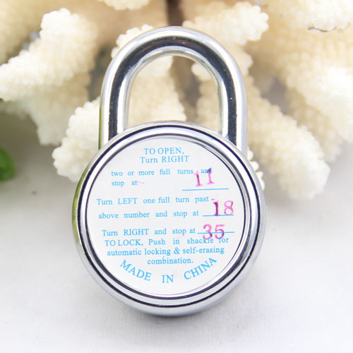 50MM Round Dial combination padlock/compass decorated padlock