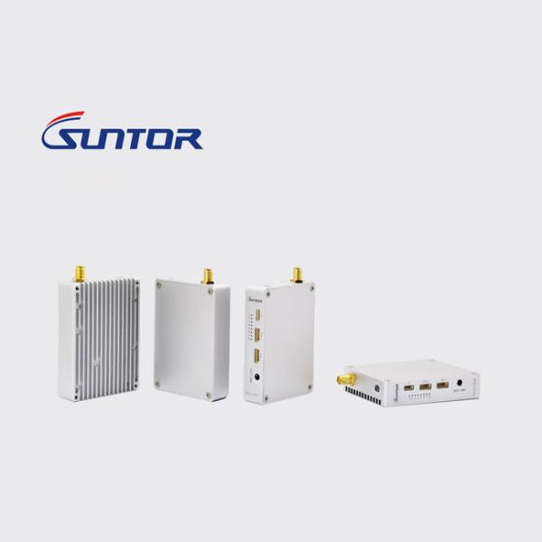 Quality IP Camera 10-14km UAV Transmitter No Encoding Video And Data Transmitting System for sale