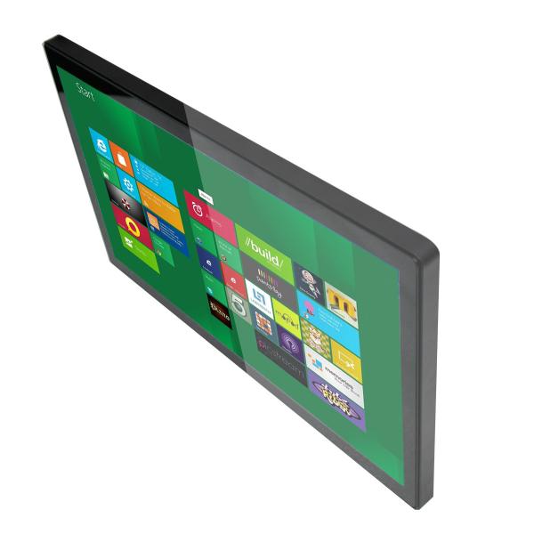Quality Full HD 21.5" industrial flush mount PCAP touchscreen LCD Monintor Display with VGA,DVI,HDMI input for koisk for sale
