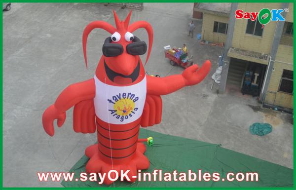Quality Lobster Inflatable Character , Customized Moving Inflatable Mascot for sale