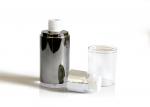 Silver Empty Foundation Bottle With Pump , Multi Capacity Airless Spray Bottle