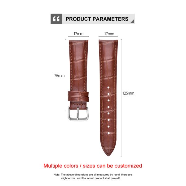 Narrow, Exquisite Genuine Leather Strap