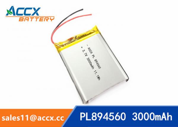 894560 pl894560 3.7V 3000mAh battery supplier rechargeable battery for miner lamp