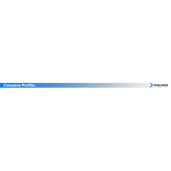 DUALRAYS HB6 1ft 50W IP65 140LPW Aluminium LED Linear Highbay for Warehouse Aisle with 30W 3 Hours Emergency Function