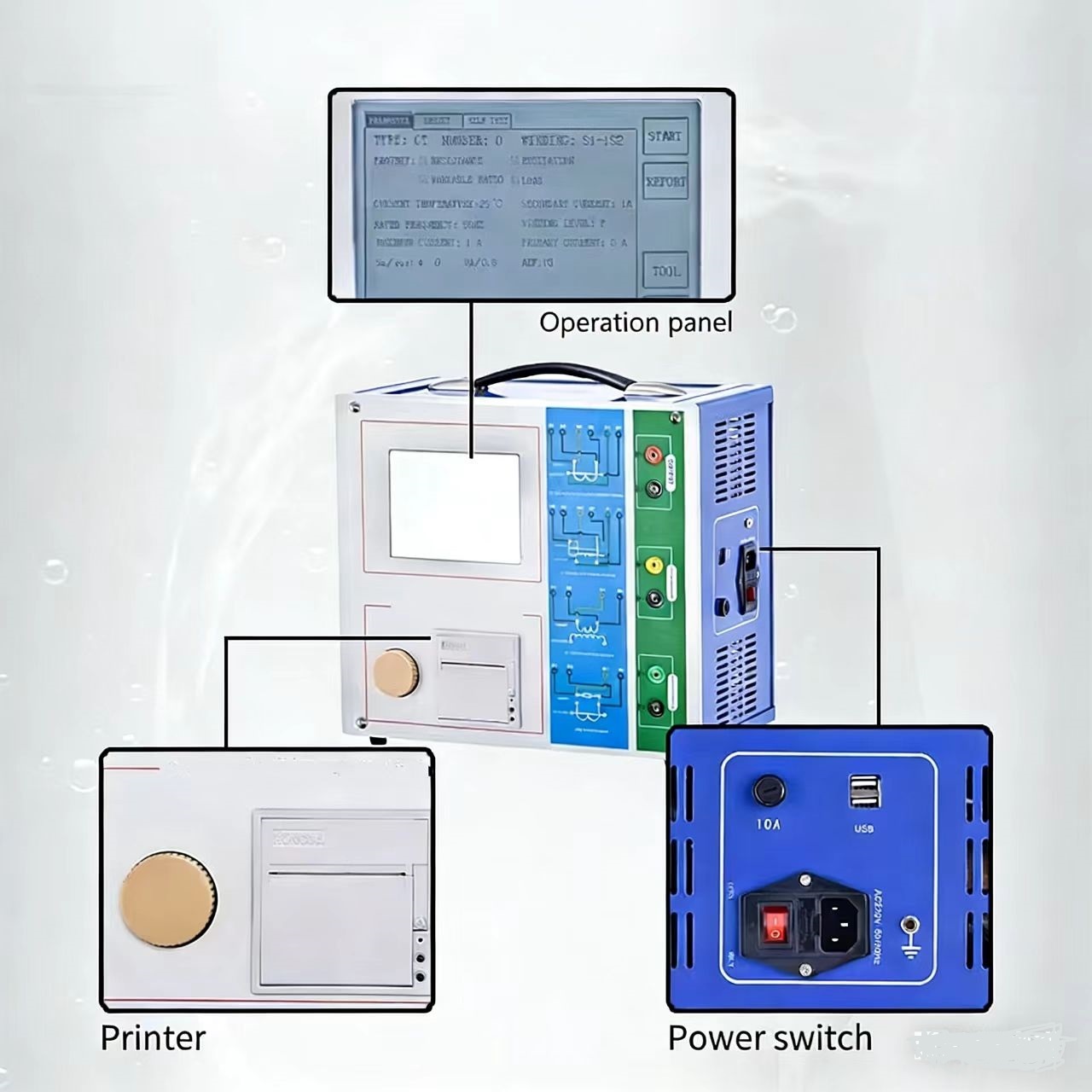 Transformer Comprehensive Tester Instrument Transformer Testing Ct Pt Analyzer
