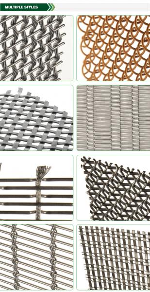 Popular flexible metal mesh decorative wire mesh curtain for cabinets mesh