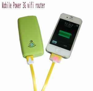China Portable Wireless WIFI Mini 3G Router Mobile Power Bank 4000mAh on sale