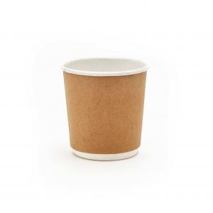  Double Wall Paper Disposable Cup 8OZ Hot Coffee Takeaway Cup Manufactures