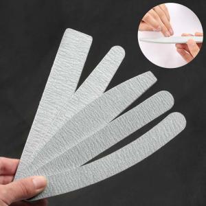  Grey Color Nail Care Tools Sandpaper Nail File Size 18 X 2 X 0.4cm For Finger Care Manufactures