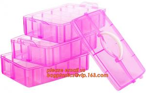 adjustable plastic storage box plastic screw bead box, Detachable Compartments Clear Plastic Divided Storage Box for Scr Manufactures